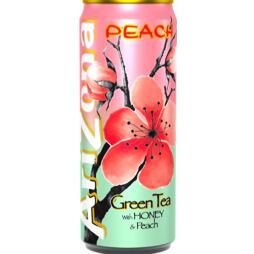 Arizona peach and honey green iced tea 330 ml