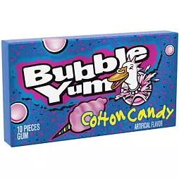 Bubble Yum žvýkačky s příchutí cukrové vaty 80 g