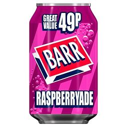 Barr carbonated drink with raspberry flavor 330 ml PMP