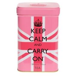 Keep Calm pink tin - black tea 40 s 120 g