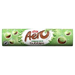 Nestlé Aero milk balls with mint flavor in a tube of 70 g
