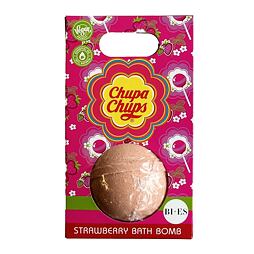 Chupa Chups effervescent bath bomb with strawberry scent 165 g