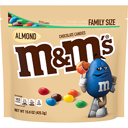 M&M's chocolate candies in a sugar shell with almond flavor 425 g