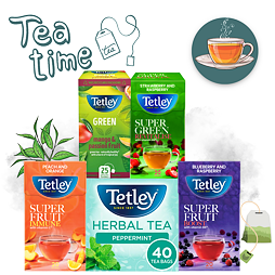 Čaj o páté s Tetley