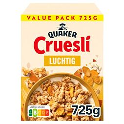 Quaker Cruesli crispy muesli made of oats, rice and corn flakes 725 g
