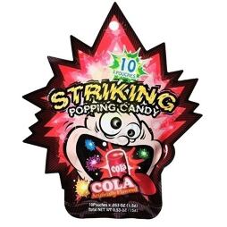 Striking bursting candies with cola flavor 15 g