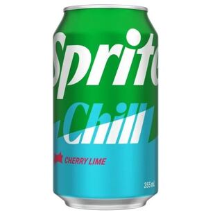 Sprite Chill sycená limonáda s příchutí třešně, limetky a máty 355 ml