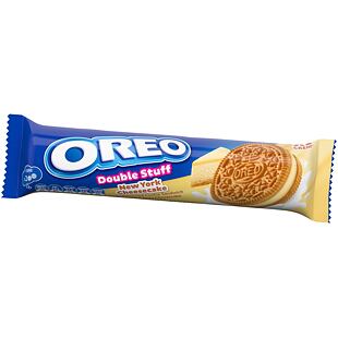 Oreo Double Stuff sušenky s náplní s příchutí newyorského cheesecaku 131 g