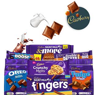 Chocolate snacking with Cadbury