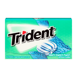 Trident Minty Sweet Twist žvýkačky s příchutí sladké mentolky 27 g