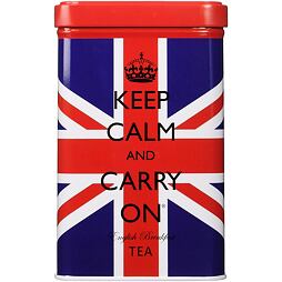 Union Jack English Breakfast Tea Tin 40 ks 125 g