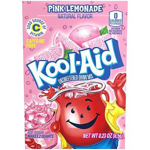 Kool-Aid nápoj v prášku s příchutí růžové limonády 6,5 g