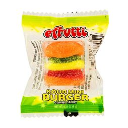 eFrutti Sour Mini Burger Gummi Candy 9 g