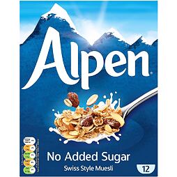 Alpen müsli bez přidaného cukru 550 g