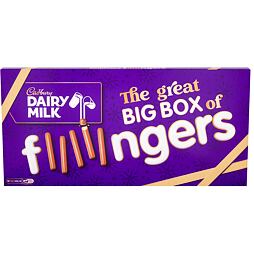 Cadbury Fingers Big Gift křupavé sušenky v mléčné čokoládě 570 g