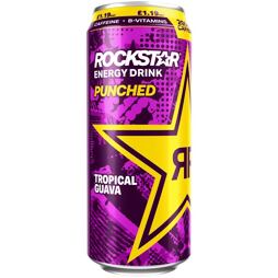 Rockstar Punched energetický nápoj s příchutí guavy 500 ml PM