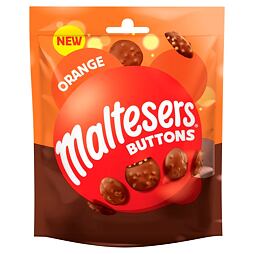 Maltesers čokoládové knoflíčky s křupinkami a příchutí pomeranče 102 g