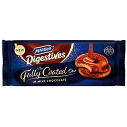 McVitie's Digestives sušenky s čokoládovou polevou 149 g