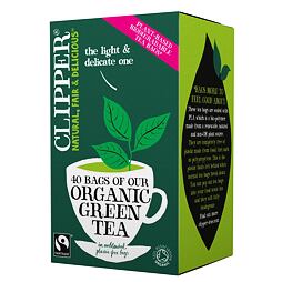 Clipper organic green tea 40 pcs 80 g