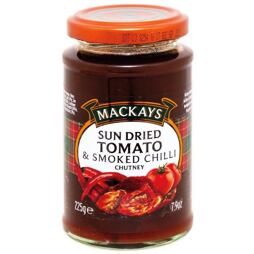Mackays sun dried tomato & smoked chilli chutney 225 g