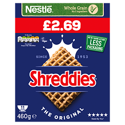 Nestlé Shreddies cereální polštářky 460 g PM