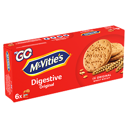 McVitie's To Go Digestive Original pšeničné sušenky 6 x 29,4 g