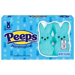Peeps marshmallows in the shape of a blue bunny 42 g