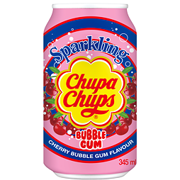 Chupa Chups cherry bubble gum soda 345 ml
