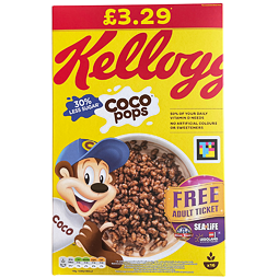 Kellogg's Coco Pops chocolate rice cereal 480 g PM