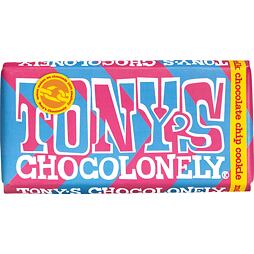 Tony's milk chocolate with pieces of biscuits and dark chocolate 180 g