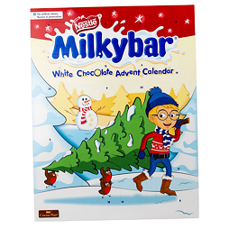 Nestlé Milkybar adventní kalendář z bílé čokolády 85 g