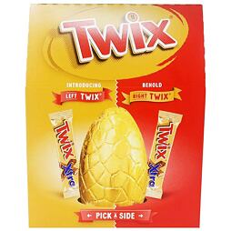 Twix vajíčko z mléčné čokolády s sušenkami s polevou a náplní z karamelu 328 g