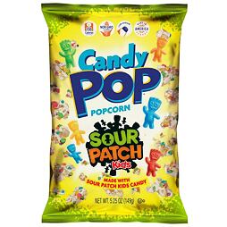 Candy Pop sladký popkorn s kousky gumových bonbonů Sour Patch Kids 149 g