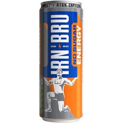 Irn Bru carbonated energy drink without sugar 330 ml