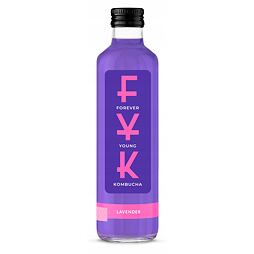 FYK fermented drink made from herbal tea infusion with lavender and clitoris 250 ml