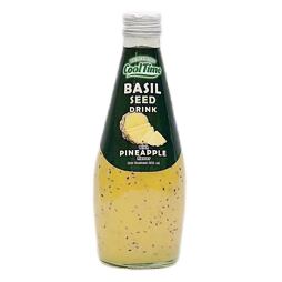 Cool Time Basil Seed drink with basil seeds with pineapple flavor 290 ml