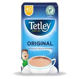 Tetley black tea 40 pcs 125 g PM
