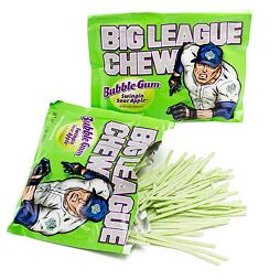 Big League jerky chewing gum with sour apple flavor 60 g