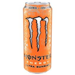 Monster Ultra carbonated energy drink with orange and mandarin flavors with sweeteners 473 ml