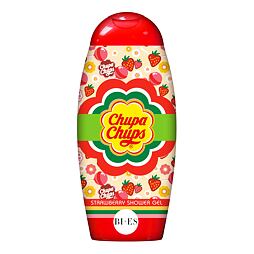 Chupa Chups sprchový gel a šampon s vůní jahod 250 ml