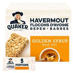 Quaker Havermout oat bars with light molasses flavor 5 x 35 g
