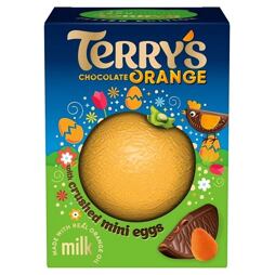 Terry's mléčná čokoláda s pomerančovým olejem a kousky cukrové skořápky 152 g