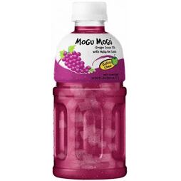 Mogu Mogu drink with grape flavor and pieces of coconut jelly 320 ml