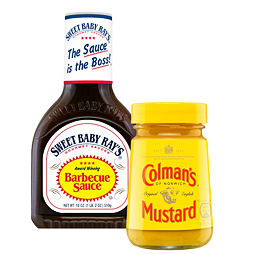 Sweet Baby Ray's BBQ Sauce 510 g + Colman's English Mustard 100 g