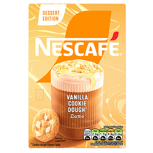Nescafé instant latte with vanilla cookie dough flavor 7 x 19 g