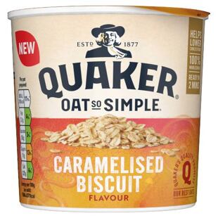 Quaker ovesná kaše s příchutí karamelizované sušenky 56 g