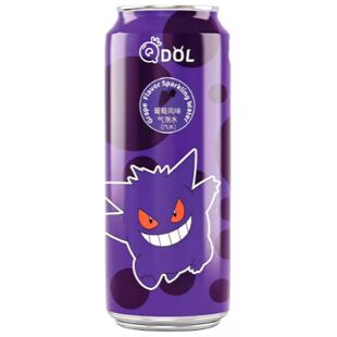 QDOL Pokémon Gengar sycená limonáda s příchutí hroznů 500 ml