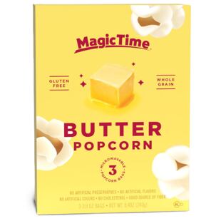 Magic Time popcorn s příchutí másla 3 x 80 g
