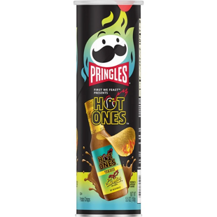 Pringles Hot Ones bramborové chipsy s příchutí omáčky Los Calientes 156 g