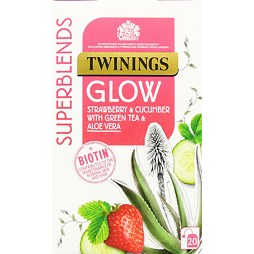 Twinings Glow Strawberry & Cucumber with Green Tea & Aloe Vera 20 ks 40 g